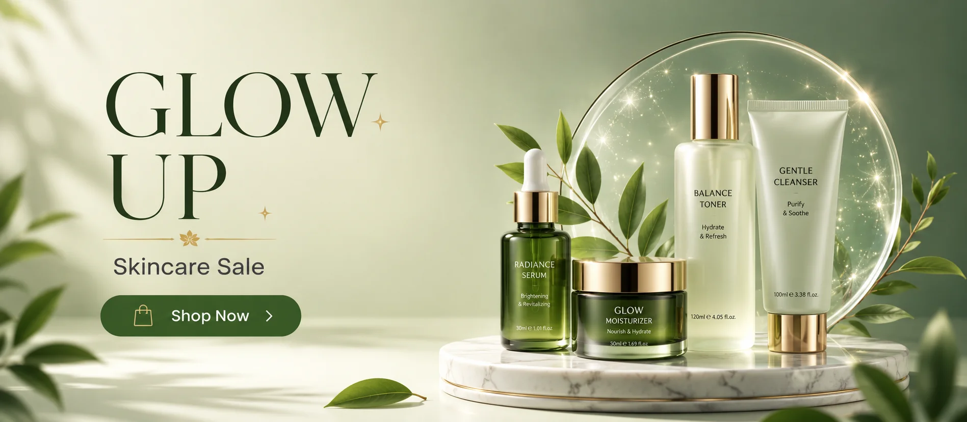 Glow Up — skincare sale at BazarPak